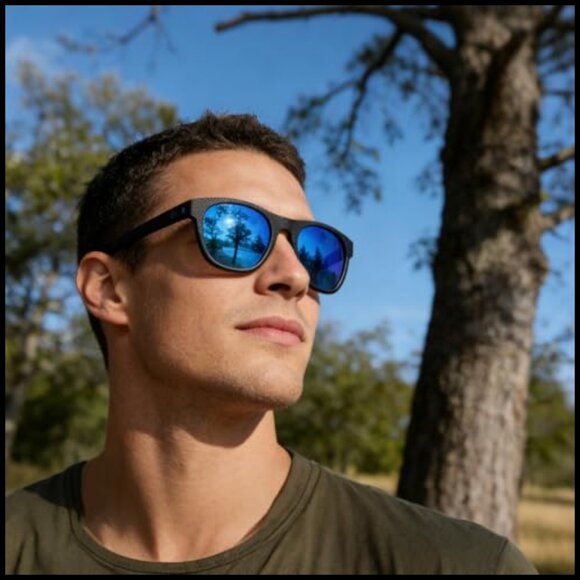 Polarized Sunglasses, Lightweight UV Protection, Plastic Frame main image 5